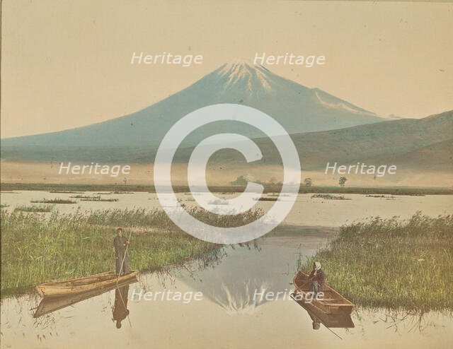 Mount Fuji as Seen from Kashiwabara, 1897. Creator: Ogawa Kazumasa.