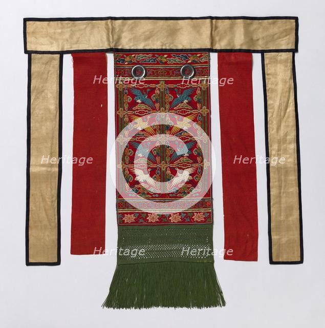 Back Apron for the Royal Ceremonial Robe, late 1800s-early 1900s. Creator: Unknown.