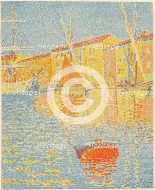 The Buoy (La bouée), 1894. Creator: Paul Signac.