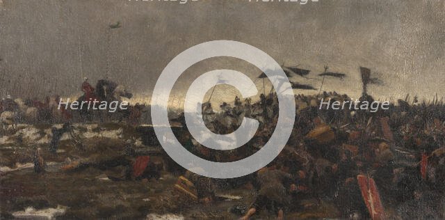 La soumission des Casselois, 10 janvier 1430, 1887. Creator: Francis Tattegrain.