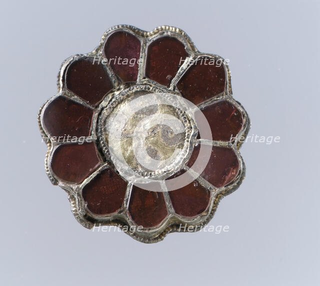Rosette Brooch, Frankish, 550-650. Creator: Unknown.