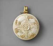 Powder Flask, German, late 17th century. Creator: Unknown.