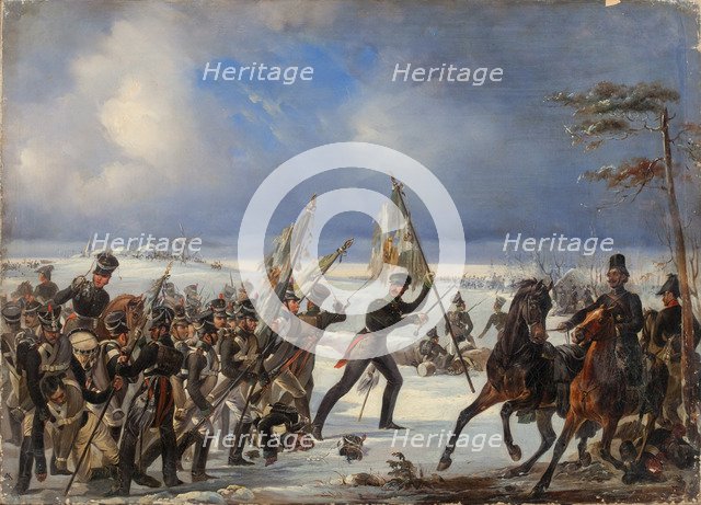 The Battle of Golymin on 26 December 1806.