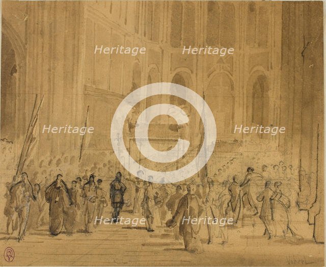 Crowning of a Prince, n.d. Creator: Jehan Georges Vibert.