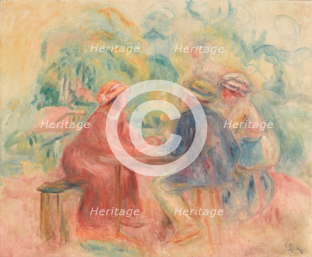 Réunion dans le jardin, Between 1911 and 1915.