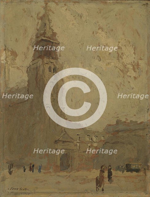 Church of St. Germain des Pres, n.d. Creator: Frank Edwin Scott.