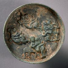 Small Erotic Mirror, late 1200s-mid-1300s. Creator: Unknown.