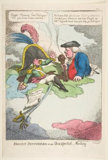 Boney Bothered or an Unexpected Meeting, July 9, 1808. Creator: Charles Williams.