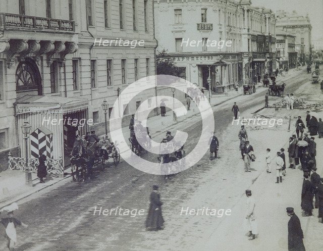 Tverskaya Street in Moscow, 1880s.
