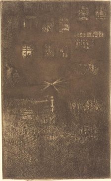 Nocturne: Dance House, 1889. Creator: James Abbott McNeill Whistler.