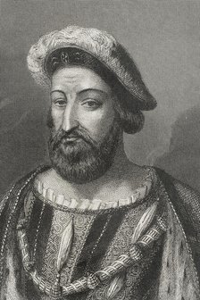 Francis I, (1494-1547), King of France from 1515 to 1547, 1856.  Creator: Charles Geoffroy.
