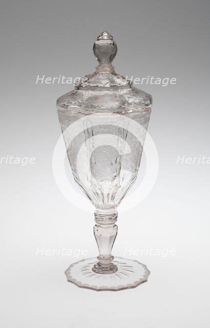 Covered Goblet, Riesengebirge, c. 1740. Creator: Unknown.