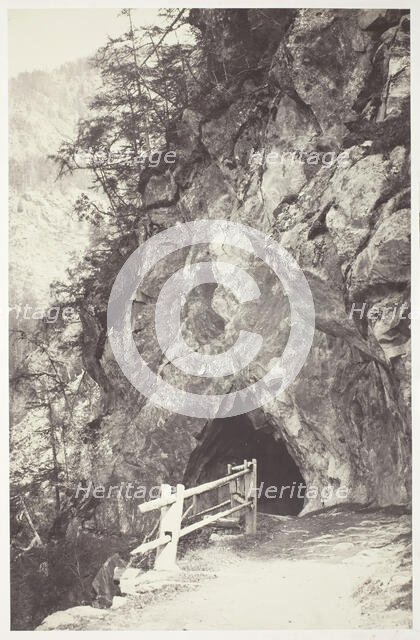 Savoie 41, Tunnel de la Tête Noire, 1855/67. Creator: Auguste-Rosalie Bisson.