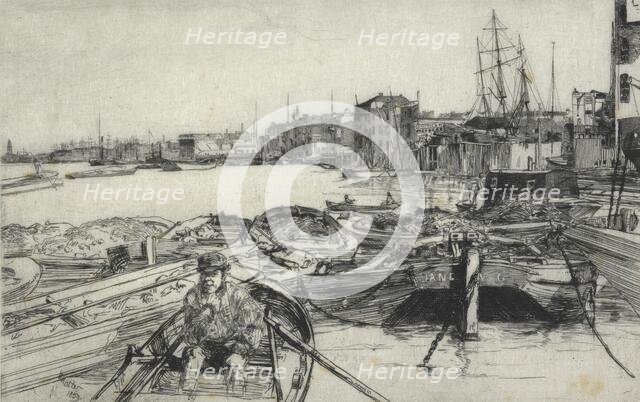 The pool., 1859. Creator: James Abbott McNeill Whistler.