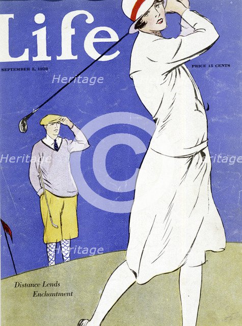 Cover of Life magazine, 5 September 1926. Artist: Unknown