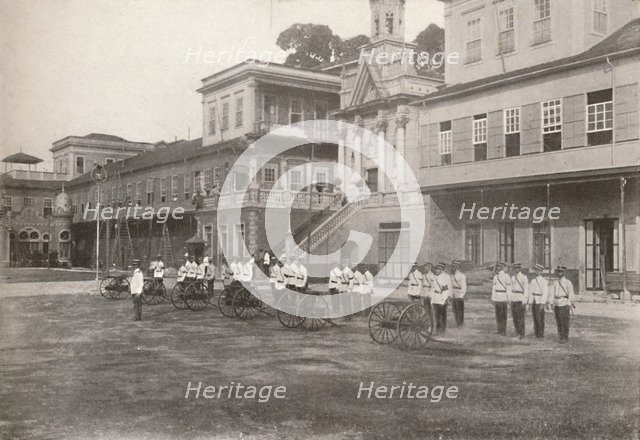 'Military Police: A machine gun section', 1914. Artist: Unknown.