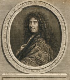 Portrait of the composer Jean-Henri d’Anglebert (1629-1691), 1689. Artist: Mignard, Pierre (1612-1695)