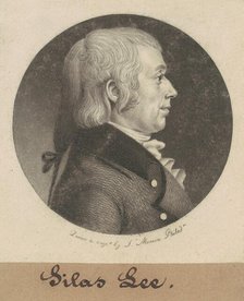 Silas Lee, 1799. Creator: Charles Balthazar Julien Févret de Saint-Mémin.
