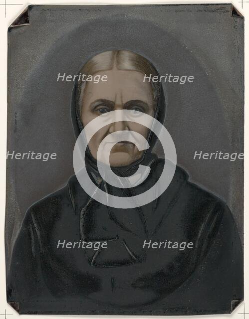 Portrait of old woman, 1860s-1880s. Creator: Unknown.