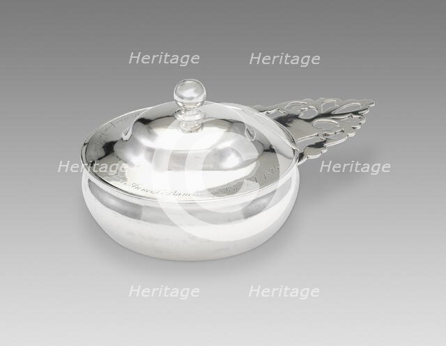 Covered Porringer, 1825. Creators: Horace Seymour Hinsdale, John Taylor.