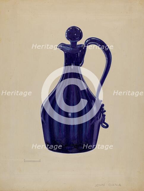 Cruet, c. 1936. Creator: John Dana.