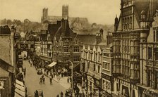 'Lincoln High Street', late 19th-early 20th century.  Creator: Francis Frith & Co.