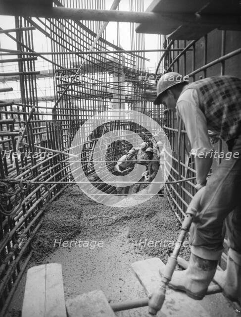 Berkeley Power Station, Berkeley, Ham and Stone, Stroud, Gloucestershire, 17/07/1958. Creator: John Laing plc.