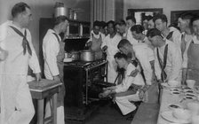 Naval student cooks, between c1915 and 1918. Creator: Bain News Service.
