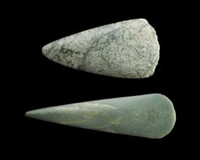 Jadeite axes: Neolithic Period (central Europe), c5500- c1800 BC. Artist: Unknown.