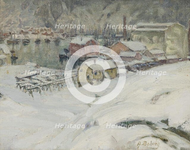 Overcast Weather. Study from North Norway. Creator: Anna Katarina Boberg.