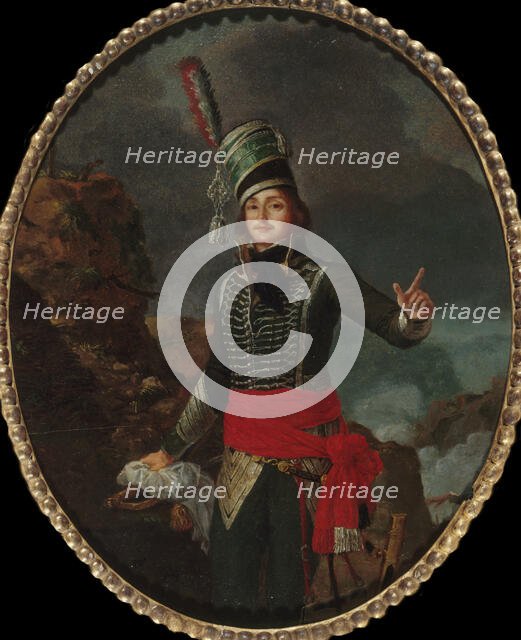 Portrait of General François Séverin Marceau-Desgraviers (1769-1796), c. 1796. Creator: Sergent-Marceau, Louis François (1751-1847).