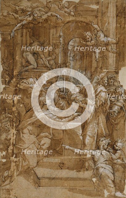 Presentation in the Temple, c1575. Creator: Orazio Samacchini.