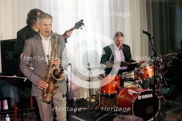 Dan Brubeck Dave O'Higgins, Brubecks Play Brubeck, Watermill Jazz Club, Dorking, Surrey, 2020. Creator: Brian O'Connor.