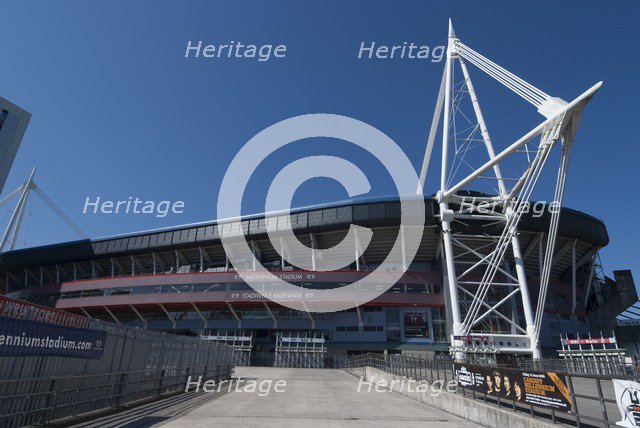 Cardiff Millennium Stadium, 2009. Creator: Ethel Davies.
