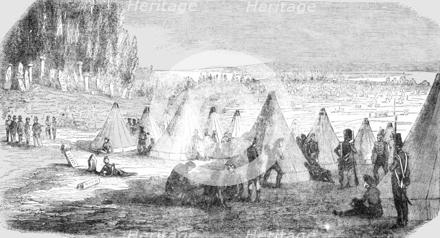 'Camp of the English at Scutari', 1854. Creator: Unknown.