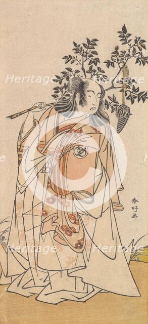 The Actor Bando Mitsugoro I as a Man in Daimyo Attire, ca. 1778. Creator: Katsukawa Shunko.