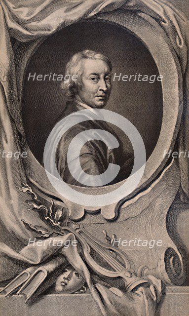 John Dryden, English poet and dramatist, c1743 (1894). Artist: Jacobus Houbraken.