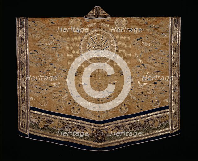 Vestment (For a First-degree Taoist Priest), China, Qing dynasty (1644-1911), 1793. Creator: Zheng Wuda.