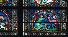 Window detail from Notre Dame of St Eustace, 14th century. Artist: Unknown