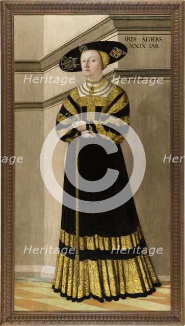 Portrait of Anna von Rosental, 1529. Creator: Seisenegger, Jakob (1505-1567).