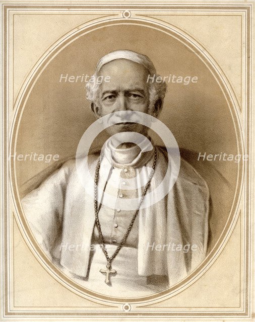 Pope Leo XIII, late 19th century. Artist: Unknown