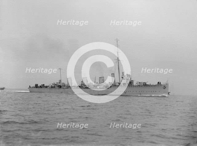 'HMS Broke', 1914. Creator: Kirk & Sons of Cowes.