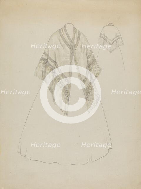 Shaker Shawl, c. 1936. Creator: Jessie M. Benge.