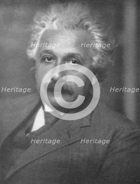 Albert Einstein, German-Swiss-American mathematician and physicist. Artist: Unknown