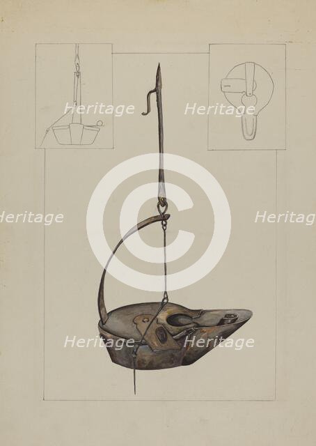 Betty Lamp, c. 1937. Creator: Gilbert Boese.