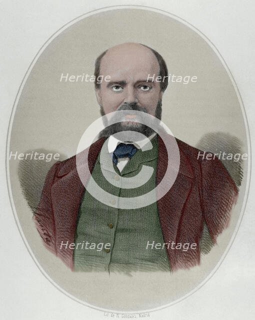 Paul Feval (1816-1887), French novelist and dramatist, 19th century. Creator: Jacques Francois Gauderique Llanta.