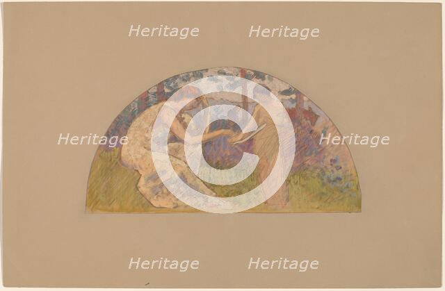 Study for a Lunette, 1890/1897. Creator: Charles Sprague Pearce.