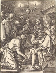Christ Washing the Feet of the Disciples, probably c. 1509/1510. Creator: Albrecht Durer.