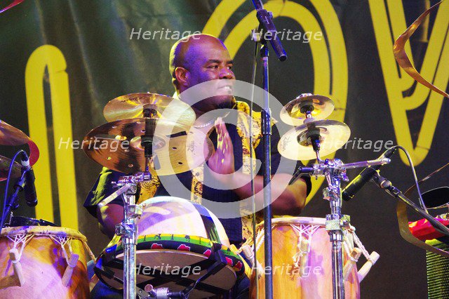 Abass Dodoo, Love Supreme Jazz Festival, Glynde Place, East Sussex, 2015. Artist: Brian O'Connor.