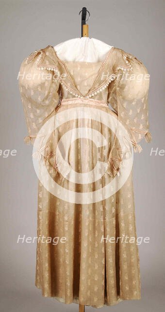 Bridesmaid dress, American, ca. 1835. Creator: Unknown.